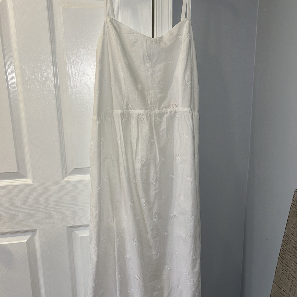 Old Navy White Maxi Dress